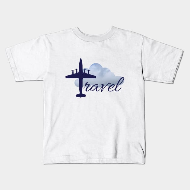 Travel Kids T-Shirt by BattaAnastasia
